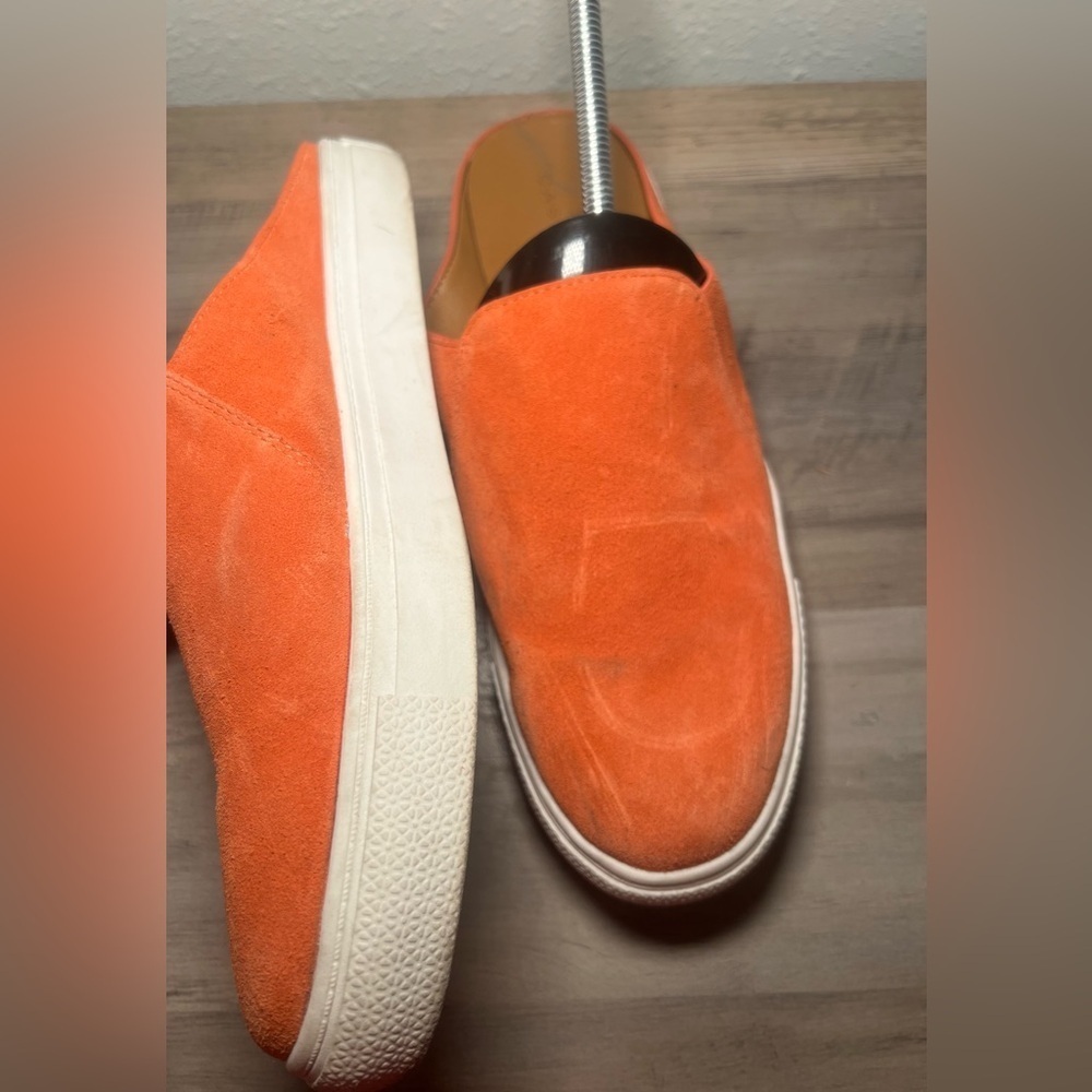 Caslon Women's Orange Suede Slip On Driving Shoes, Size 7.5M - Picture 4 of 7